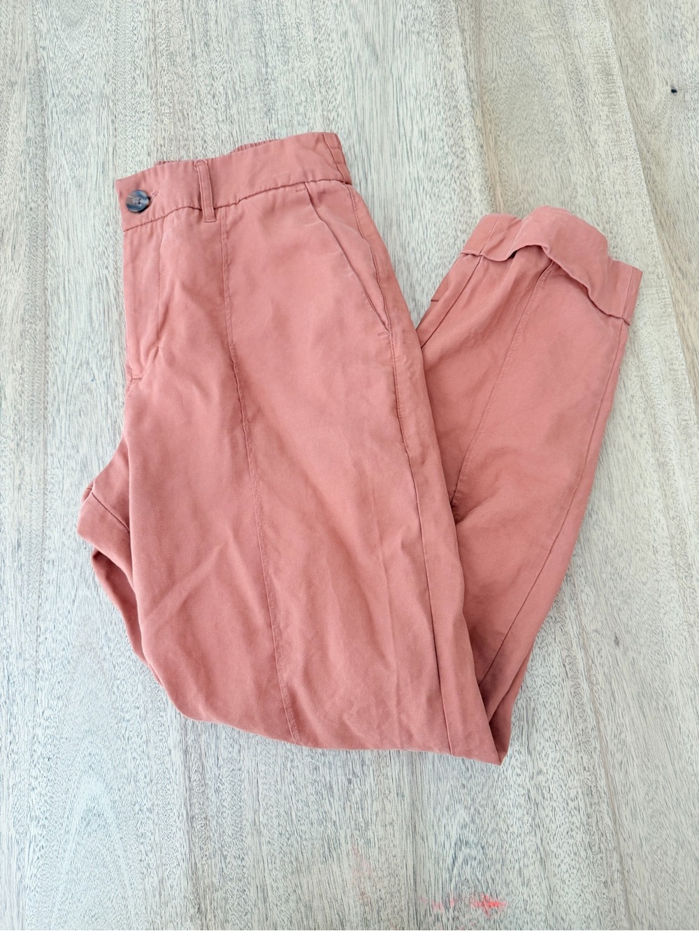 A New Day Burnt Orange Womens Cropped Trouser Size 2